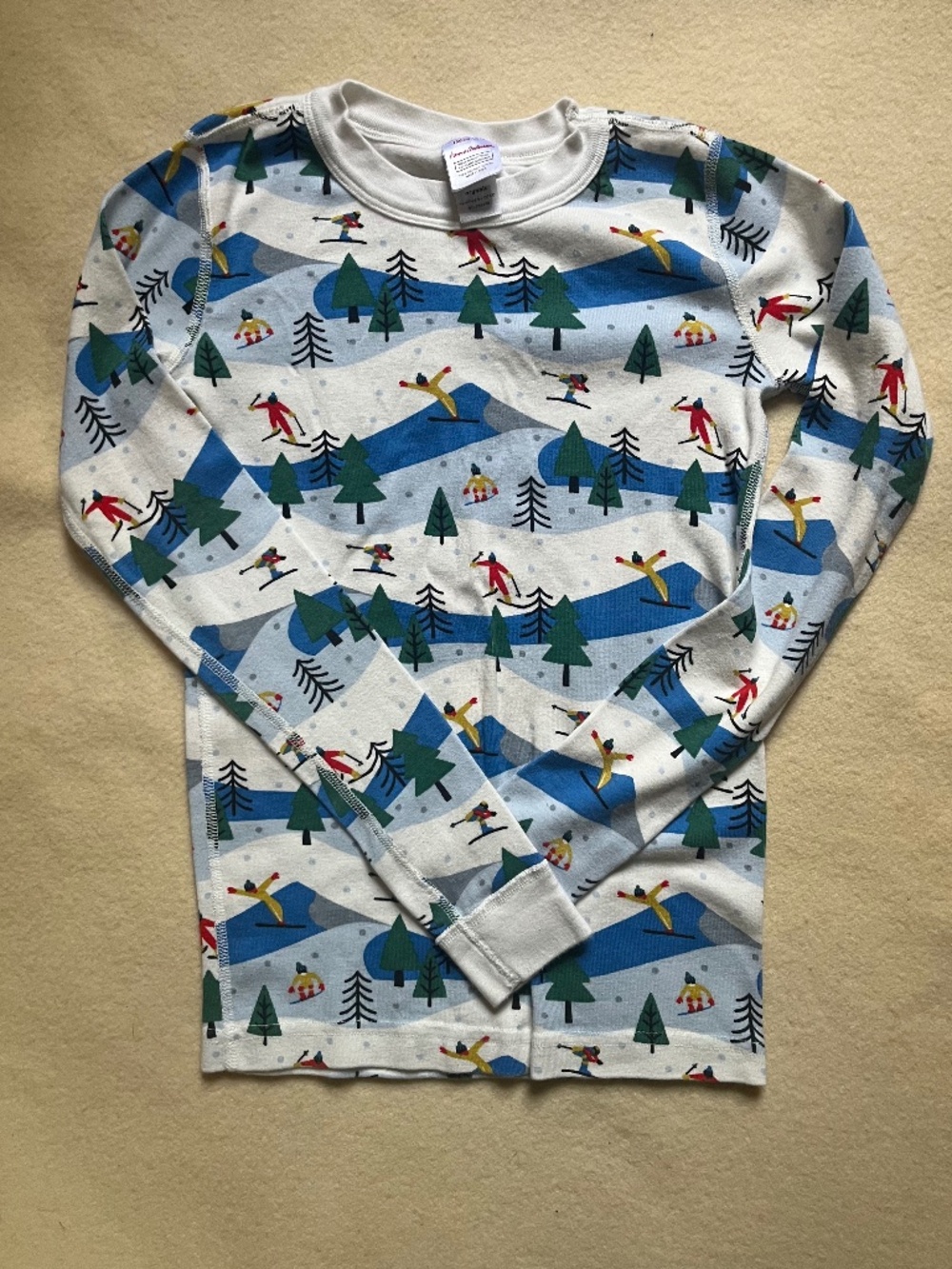 Hanna Andersson Kids Long Sleeve Pajama Shirt, Size 12 (150 cm) NWOT